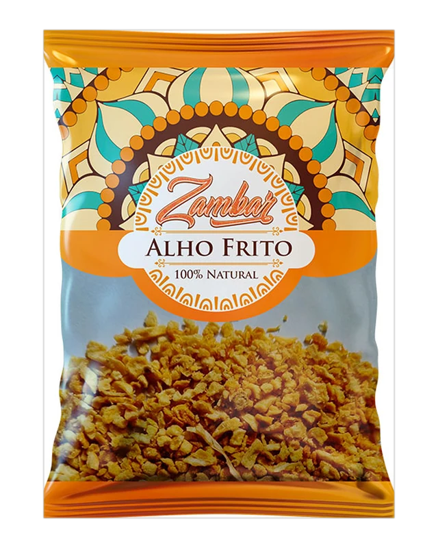Embalagem de Alho Frito — Zambar