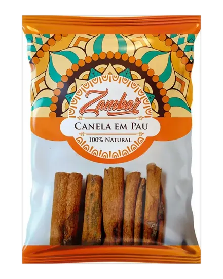 Embalagem de Canela em Pau — Zambar