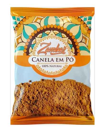Embalagem de Canela em Pó — Zambar