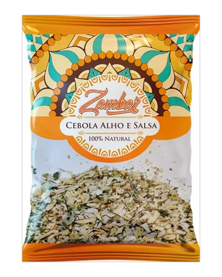 Embalagem de Cebola, Alho e Salsa — Zambar