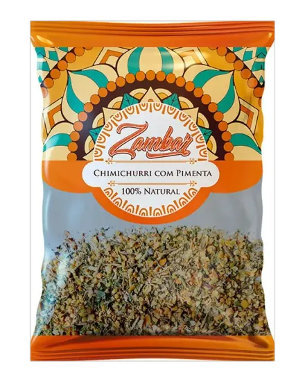 Embalagem de Chimichurri com Pimenta — Zambar