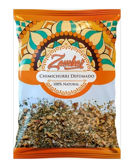 Embalagem de Chimichurri Defumado — Zambar