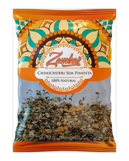 Embalagem de Chimichurri sem Pimenta — Zambar