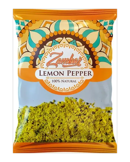 Embalagem de Lemon Pepper — Zambar