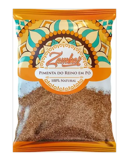 Embalagem de Pimenta do Reino em Pó — Zambar