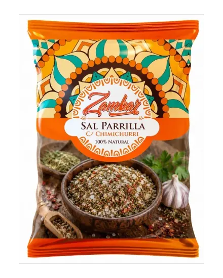 Embalagem de Sal Parrilla com Chimichurri — Zambar