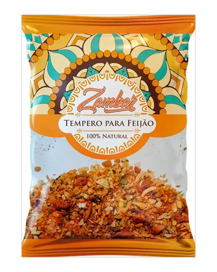 Embalagem de Tempero para Feijão — Zambar