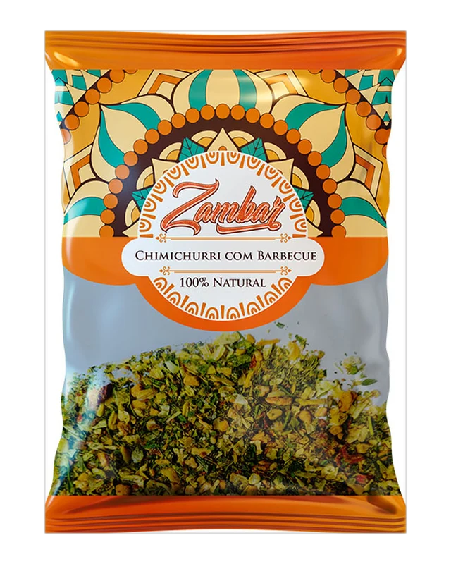 Embalagem de Chimichurri com Barbecue — Zambar