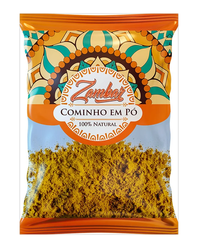 Embalagem de Cominho em Pó — Zambar