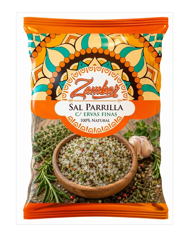 Embalagem de Sal Parrilla com Ervas Finas — Zambar