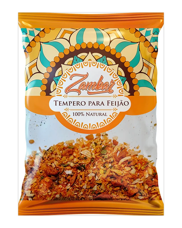 Embalagem de Tempero para Feijão — Zambar